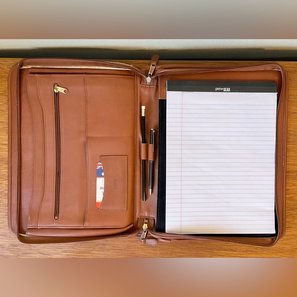Coach Office Vintage Coach Leather Portfolio Poshmark